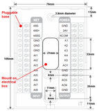 MBus_io12_LCD: Fully Programmable Modbus I/O device with LCD Display