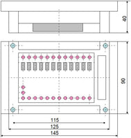 MBus_io14_DIN: Fully Programmable Modbus I/O device - DIN Rail mountable